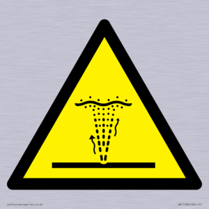 W515 Warning: Geyser (water/air) water jet